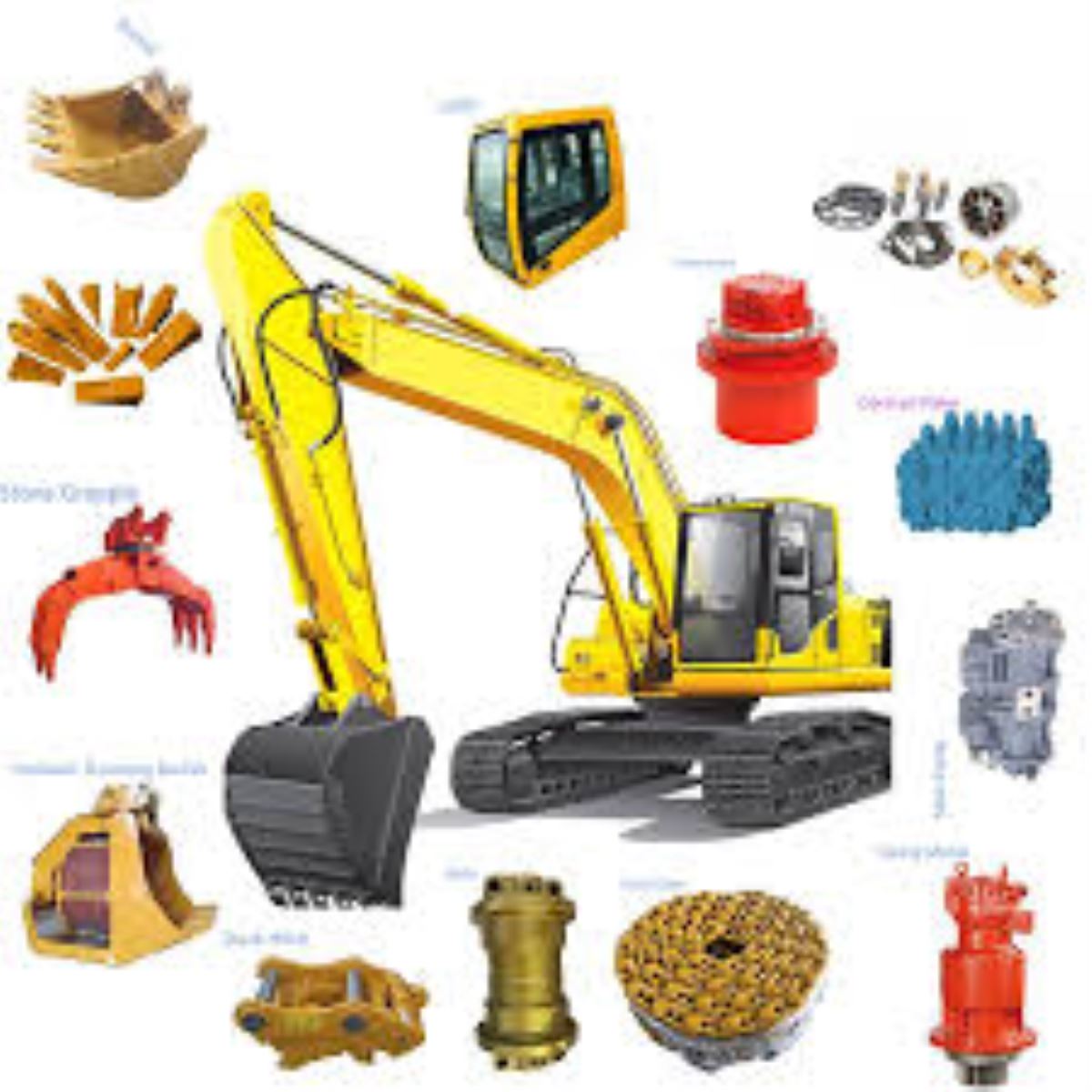 Work Machınery Parts And Spare Parts